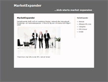 Tablet Screenshot of marketexpander.com